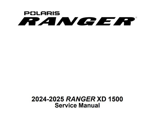 More information about "2024-2025 Polaris Ranger XD 1500 Service Manual"